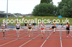 Womens under-20s 100 metres hurdles, 2022 Northern Senior and Under-20 Champs., Wavertree Athletics Centre, Liverpool. Photo: David T. Hewitson/Sports for All Pics